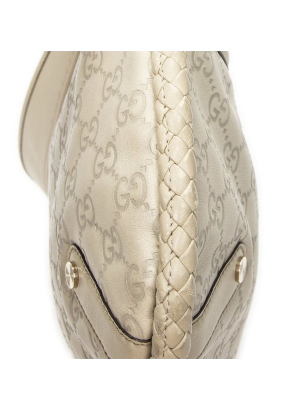 Gucci Brit Hobo Ivory Guccissima - Picture 7 of 10